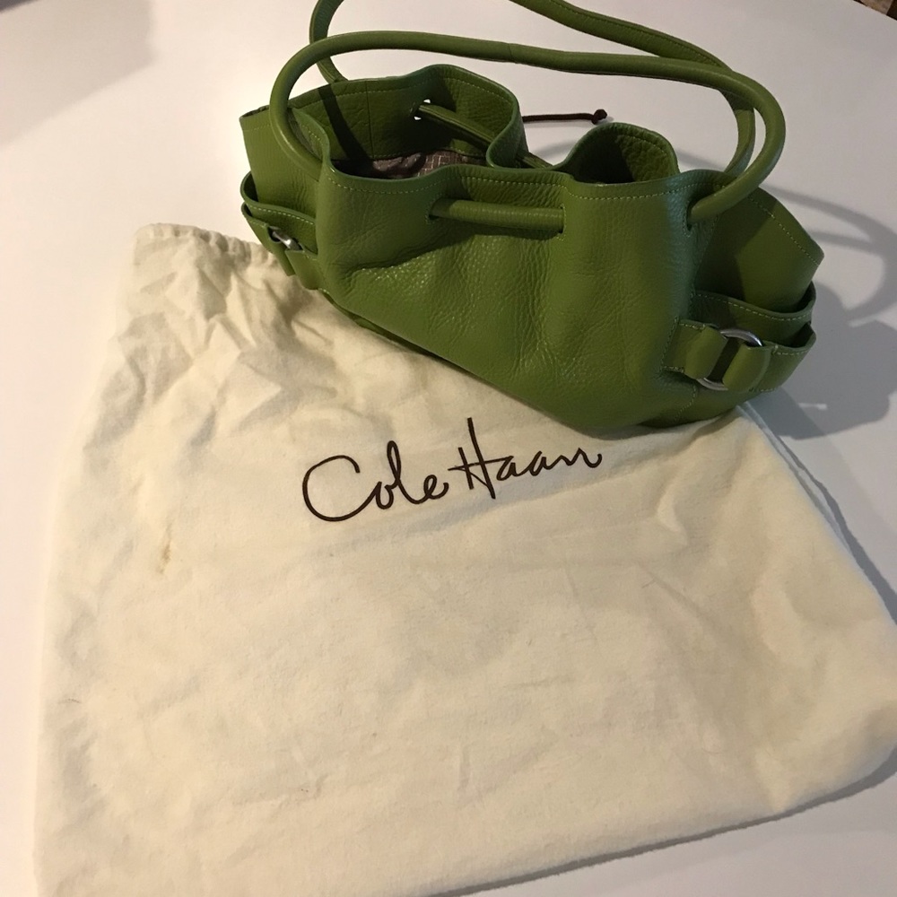 Cole Haan shoulder bag Lime Green